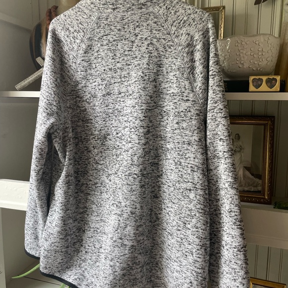 WOMENS PLUS SIZE EXERTEK BLACK/GREY SWEATER JACKET SIZE 2X - Picture 7 of 9